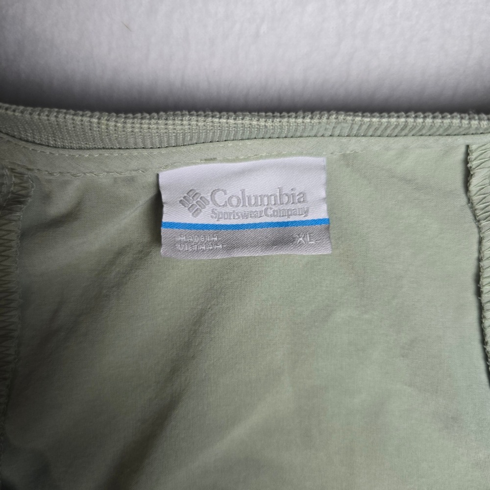 Columbia Freezer III Dress Womens XL Sage Green Sleeveless Midi Pockets AL7775 - Picture 3 of 8